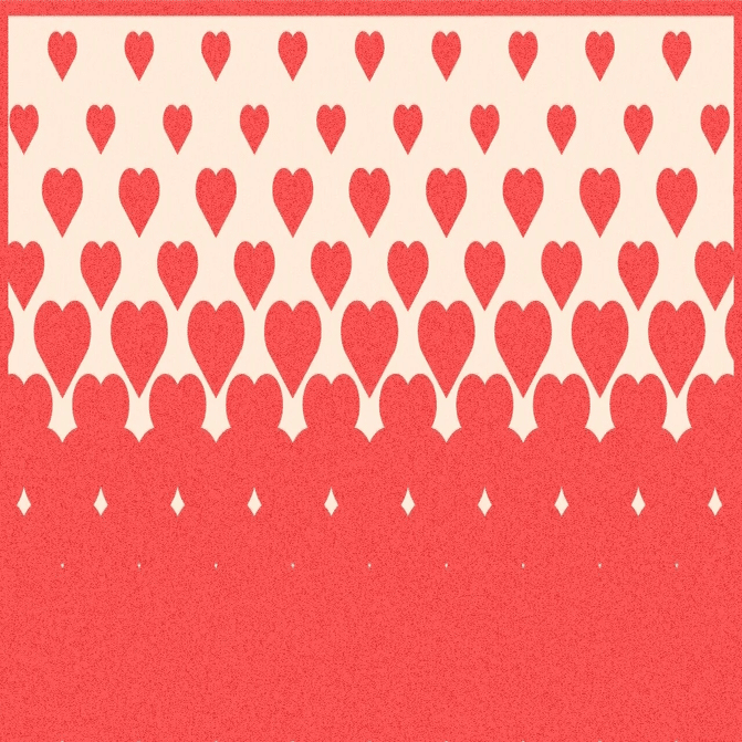 だんだん大きくなるハートパターンのつくりかた Adobe Illustrator Tips イラレ職人 コロ Note