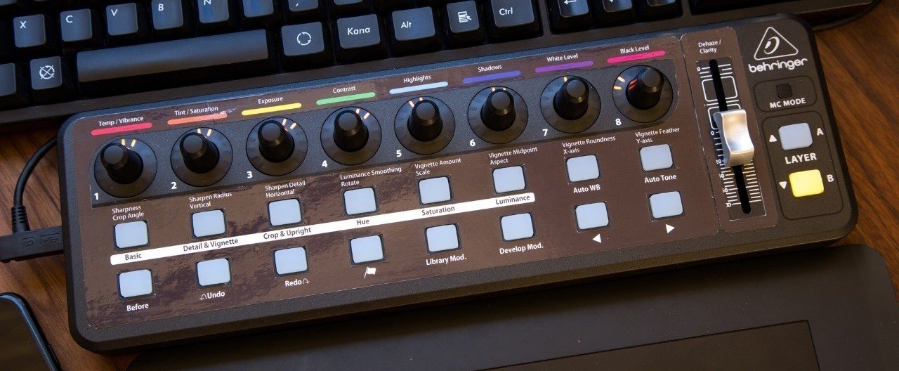 MIDI2LR ✕ behringer X-touch miniでLightroomを便利にする話|トロ太朗|note