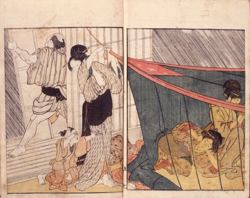 008 4-1-10絵本四季花 歌麿