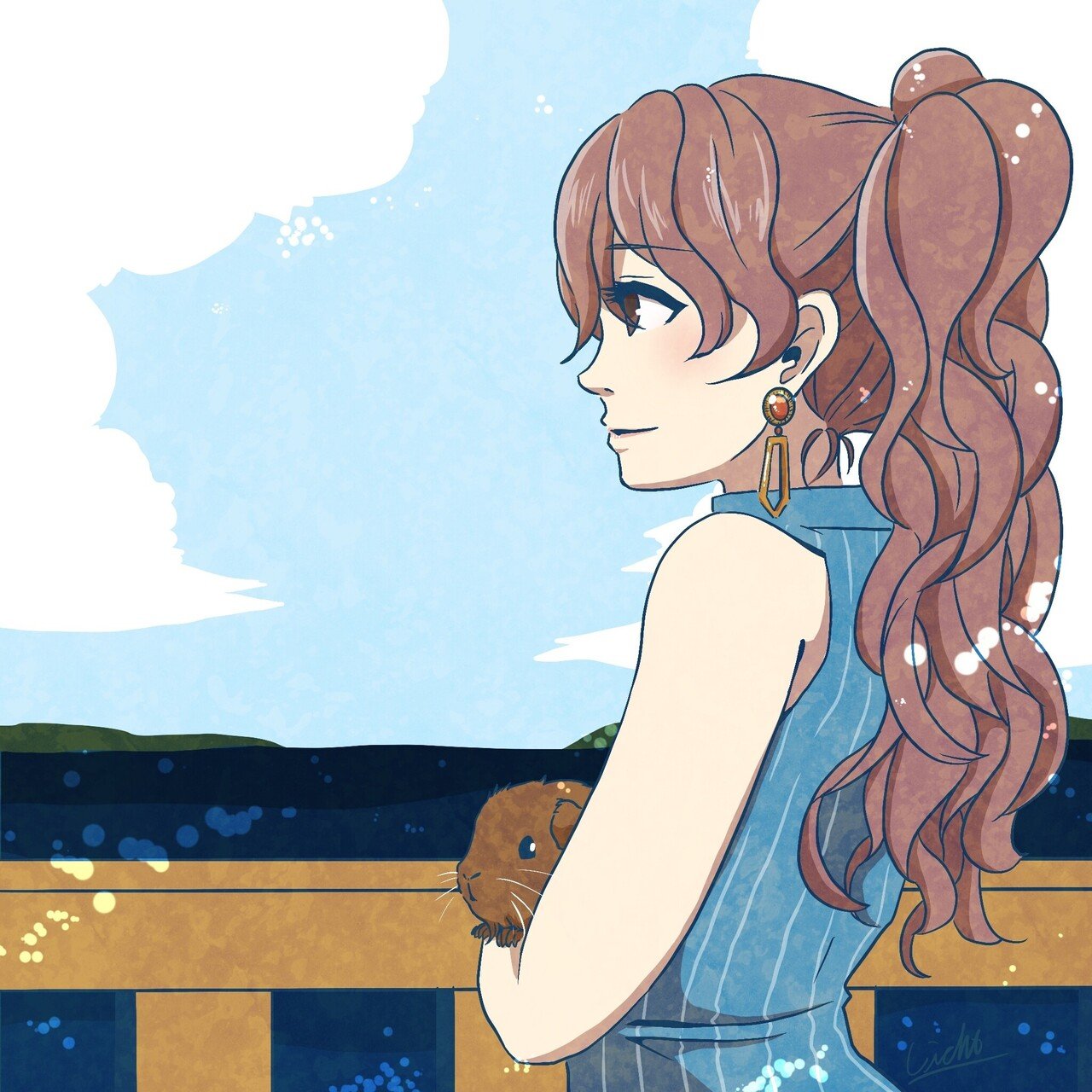 モルモット 女の子イラスト 6月制作分 Licht 小野りひと イラストレーター Note