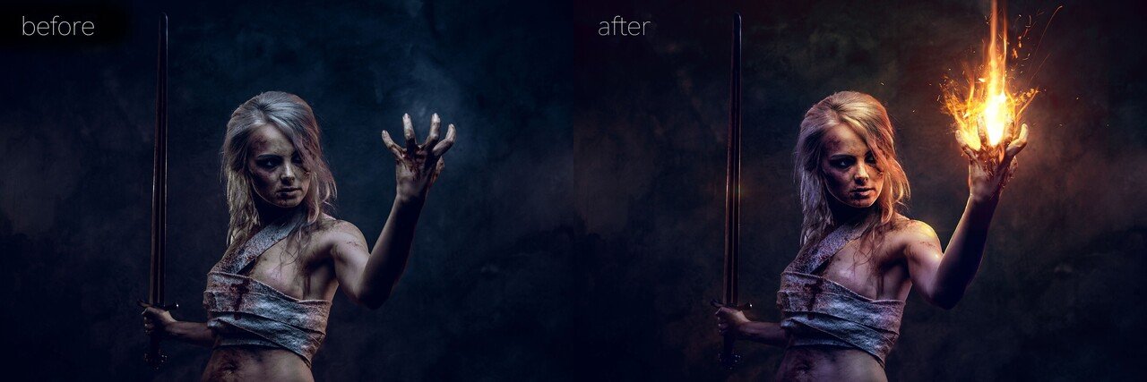 Photoshop 炎エフェクト 地獄の馴染ませテクニックツアー編 レタッチャー 大谷キミト Note