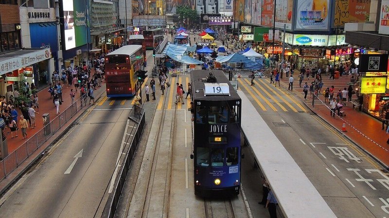 トラム・路面電車・香港・街・地域・サービス