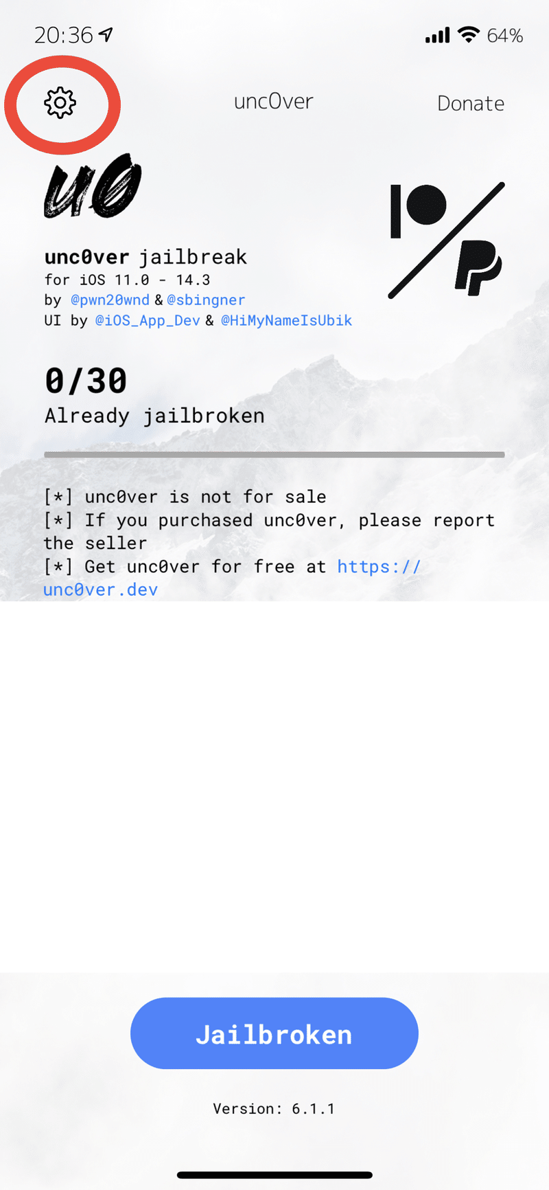 Unc0verを使って脱獄状態から完全入獄状態にする方法 なのら Twitterもよろしく Note
