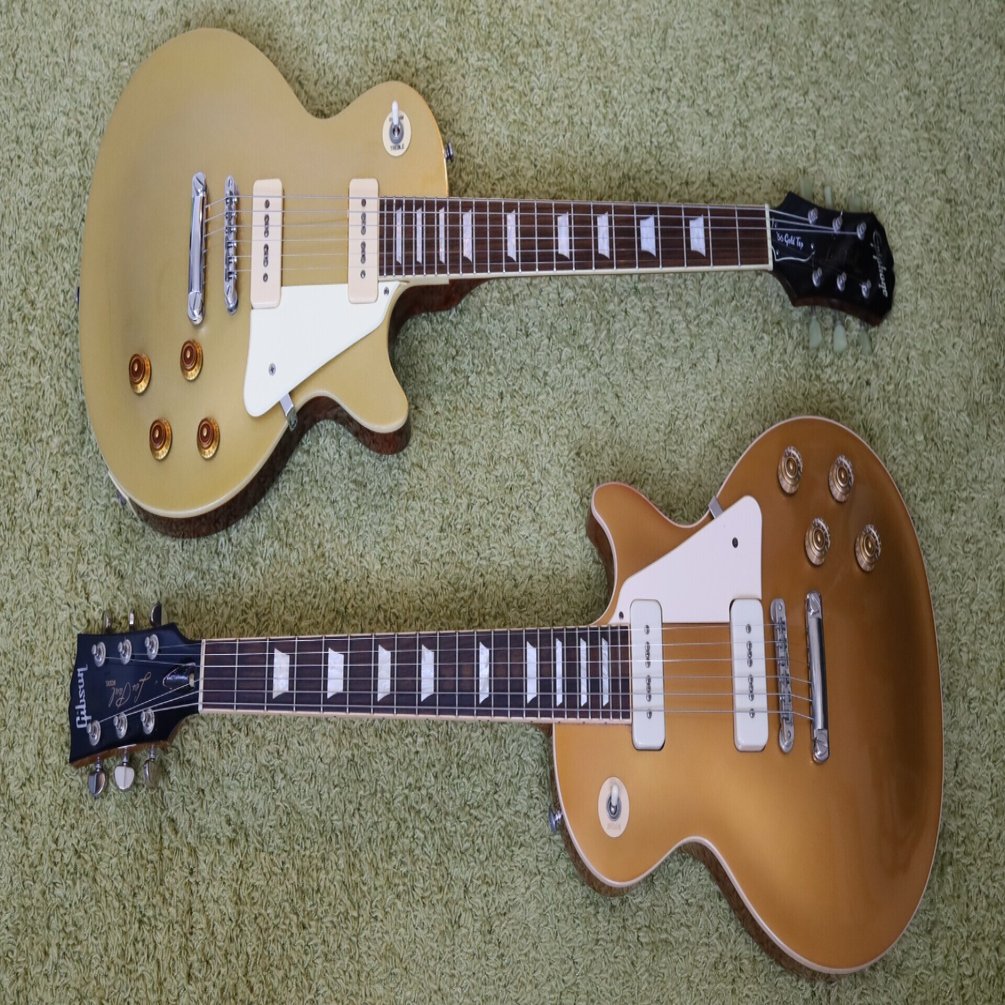 Gibsonとepiphoneのgold Topを比べてみた Croquetteギター機材研究 Note
