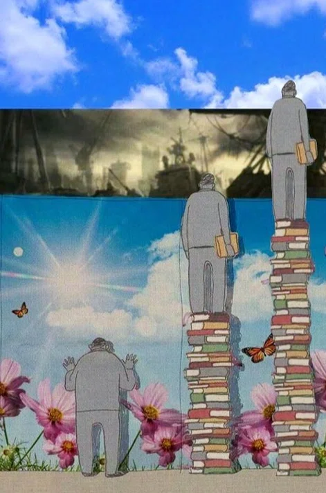 読書量の風刺画について|あわ