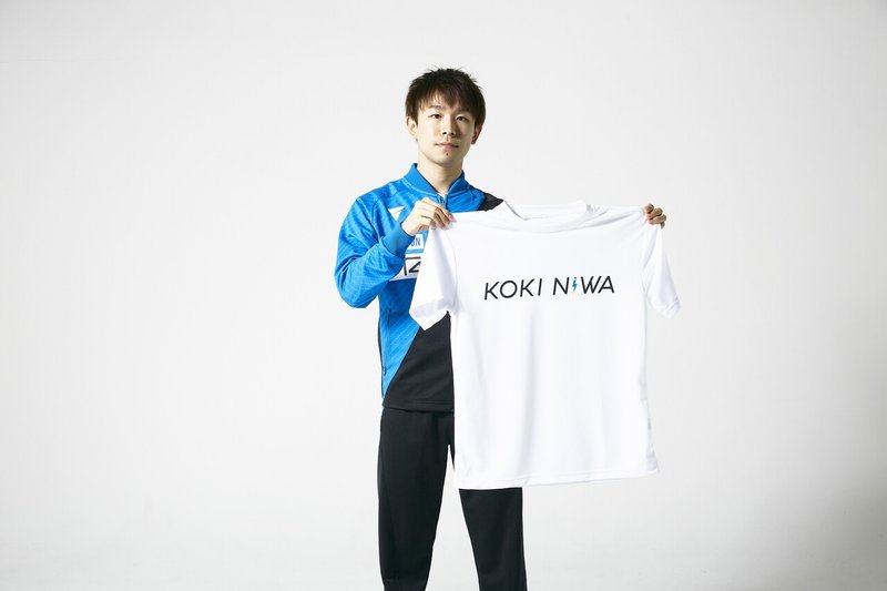 （数量限定カラー）KOKI NIWA Tシャツ ホワイト_丹羽①