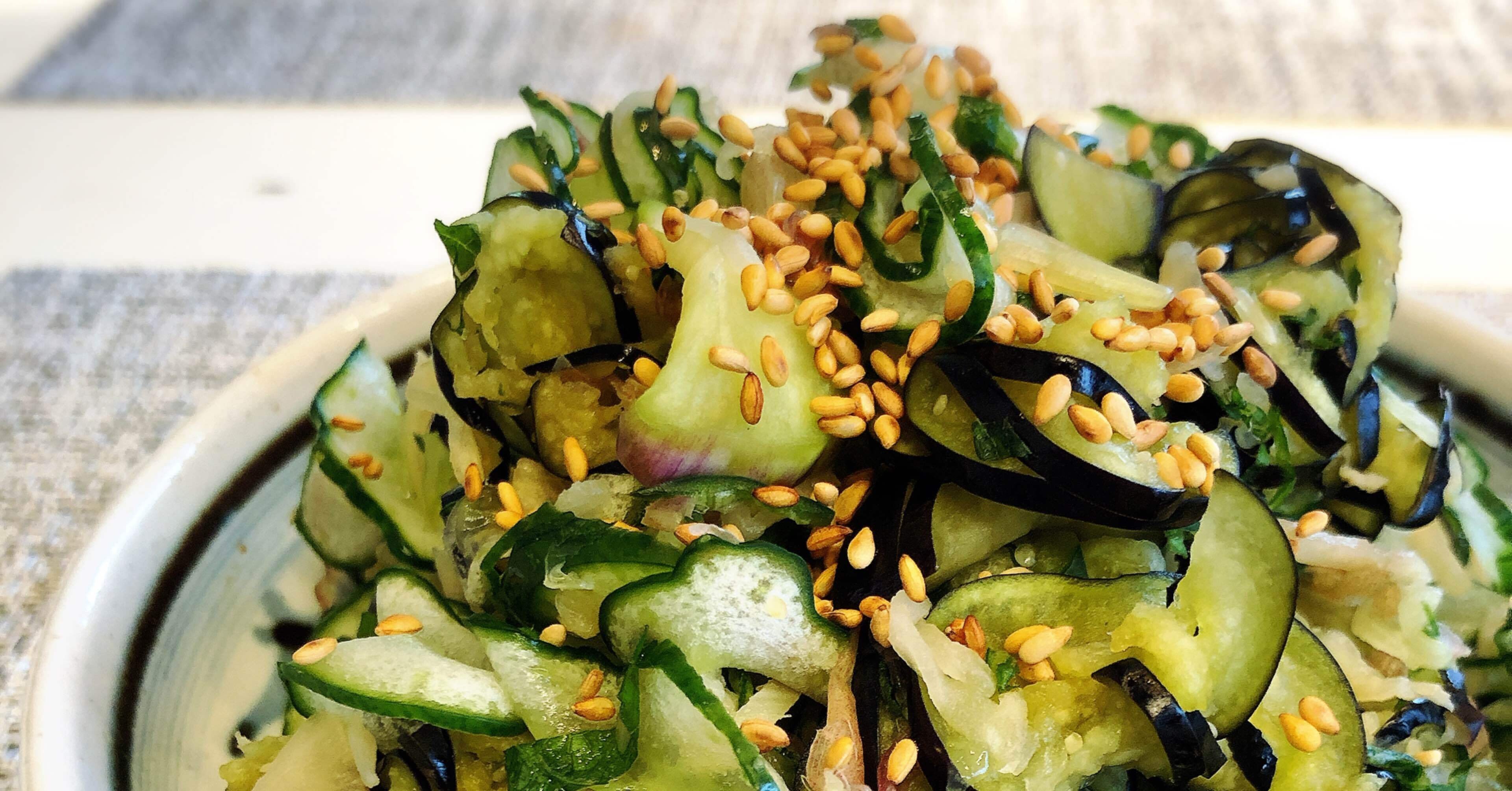 いつぞやの晩酌おつまみ 揉むだけ 夏野菜の浅漬けは 過去最高評価 ゆみ 晩酌おつまみ Note