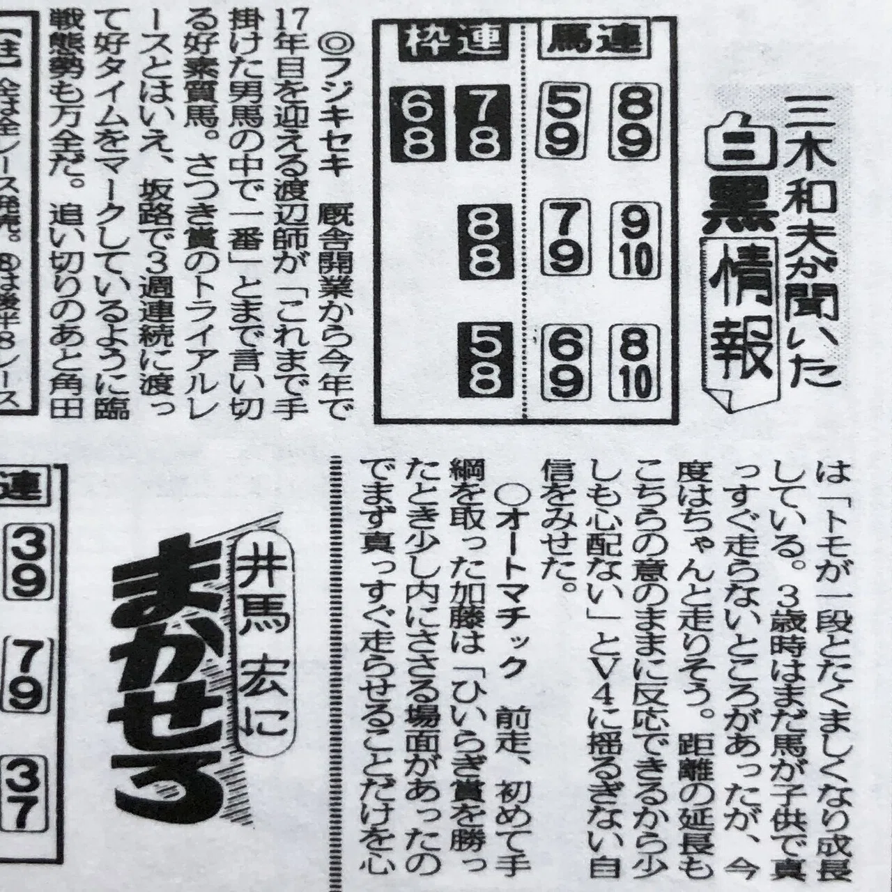 ウマ娘」の勝負服が大反響！？〝幻の3冠馬〟フジキセキを「東スポ」で 