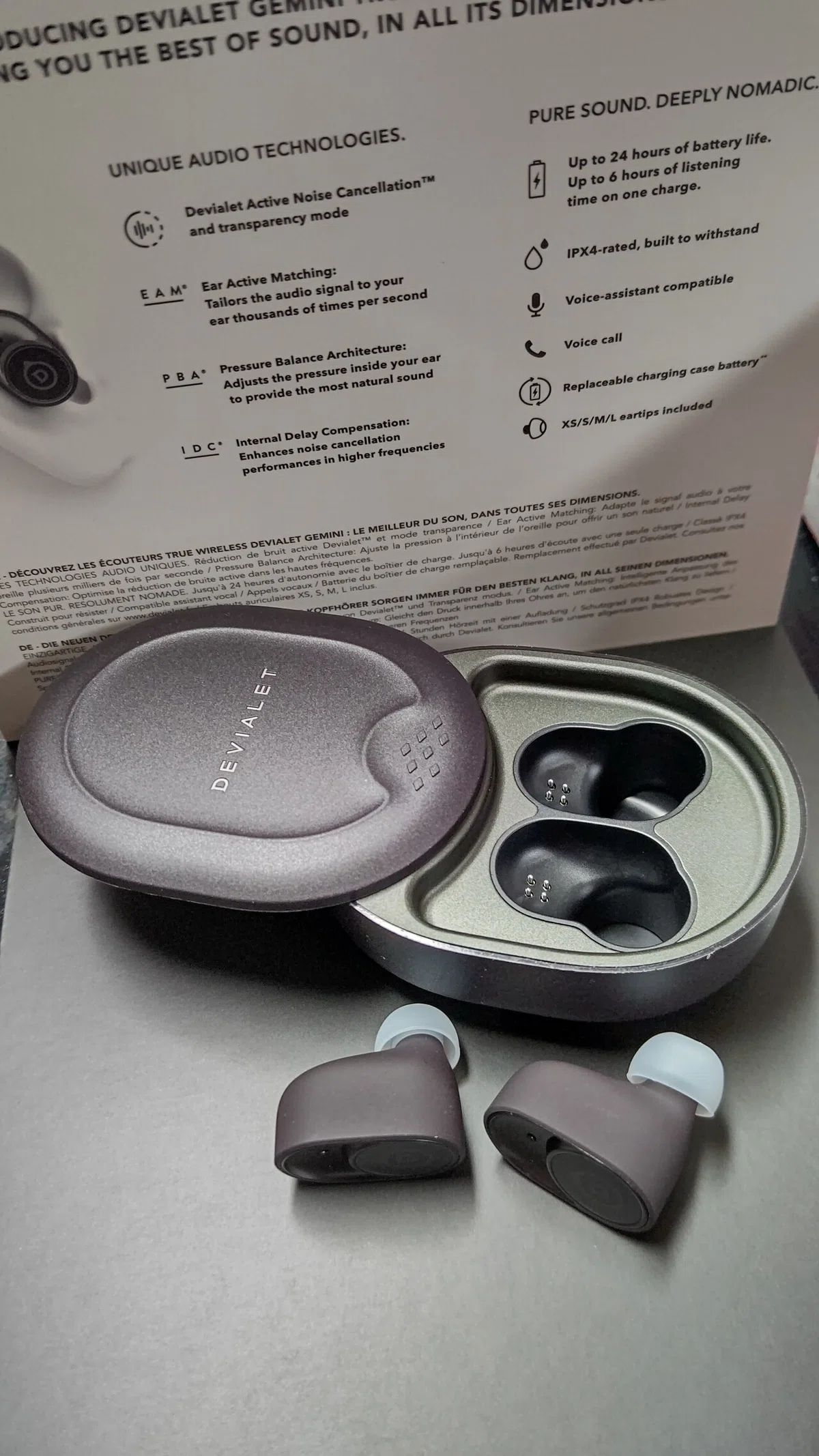フランスから来たワイヤレスイヤホン！Devialetの「Devialet Gemini 