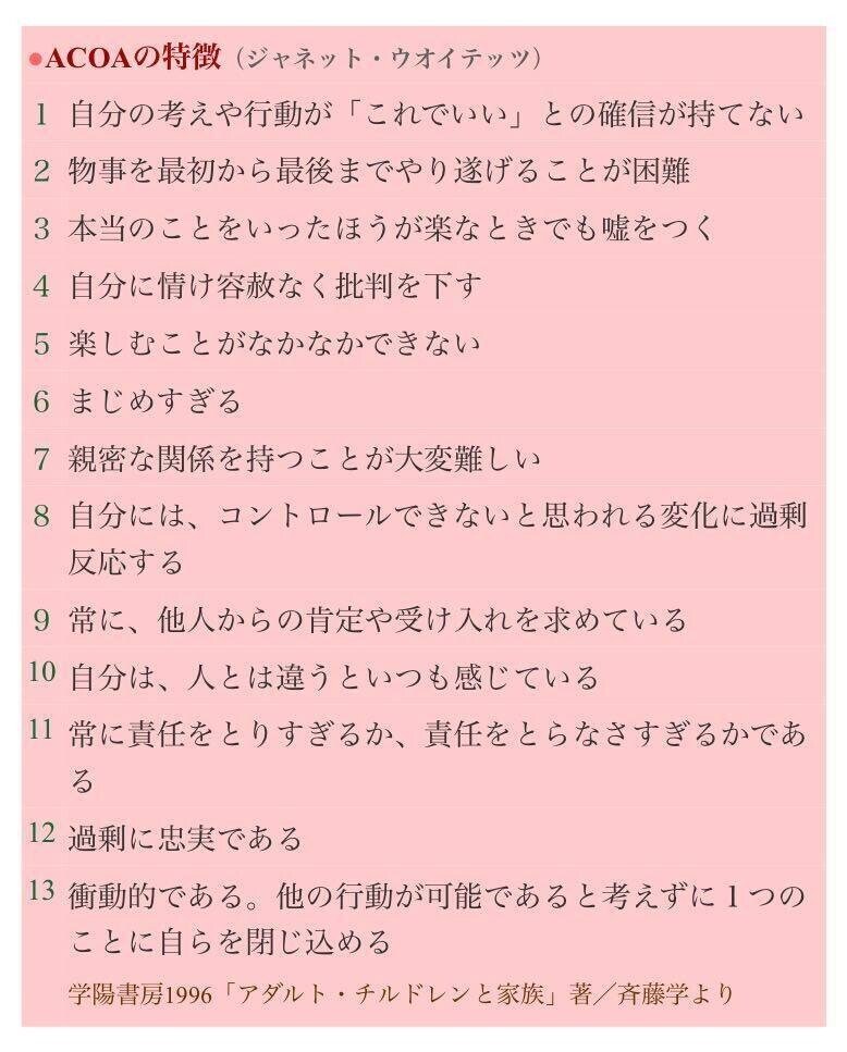 僕のアダルトチルドレンの 特徴 を深く考えていたら トモ 夫婦でうつ病 1年以内に自宅で稼ぐフリーランス Note