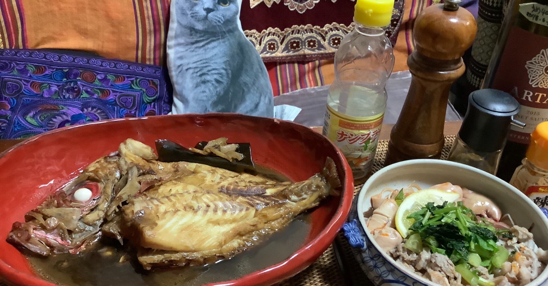 チカメキントキダイの塩焼き 甘辛煮 クイッティアオ風ビーフン おてだま Note チカメキントキダイの塩焼き 甘辛煮 クイッティアオ風ビーフン おてだま Note