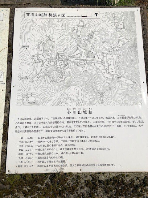 芥川山城の説明