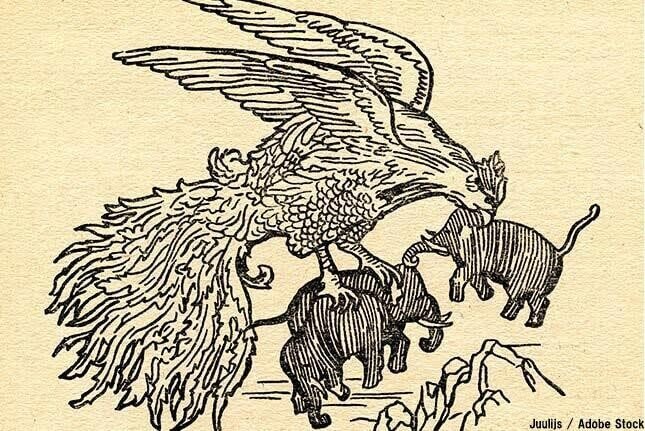 神話上の鳥 19世紀 の物 神話上の鳥 19世紀 の物 リアル 神話上の鳥 19世紀 の