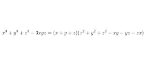 x³+y³+z³-3xyzの因数分解part2【高校数学】｜ToY.（数学）