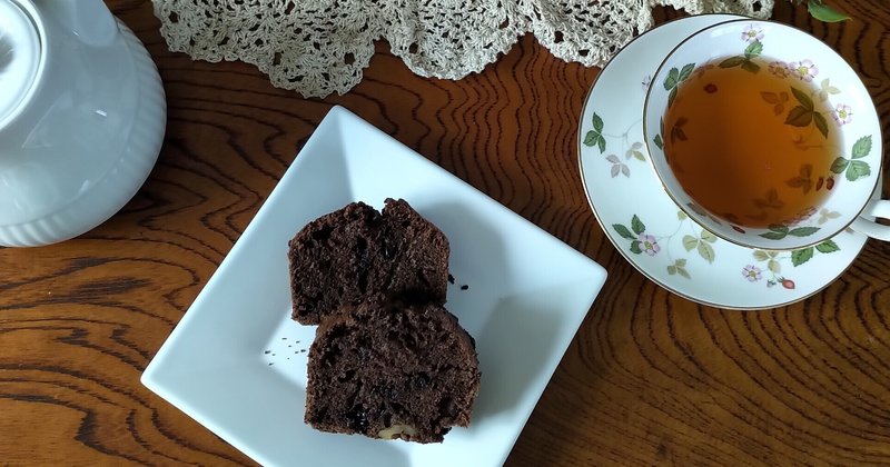 チョコレートとクルミのパウンド