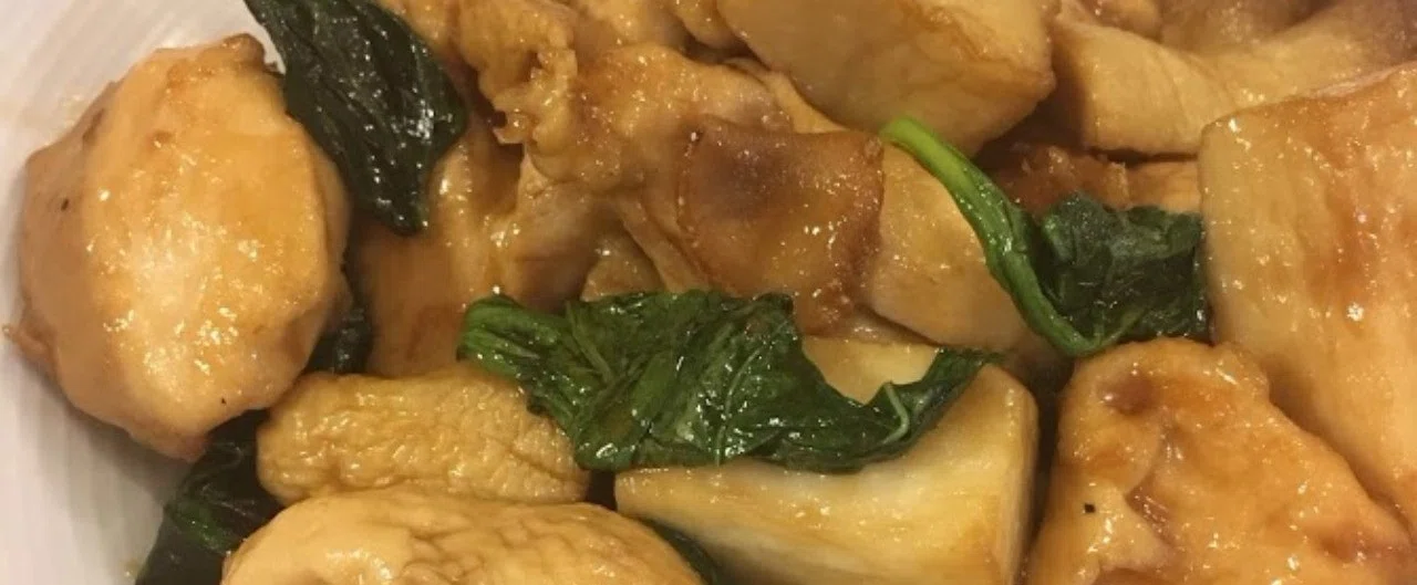 Chicken and King Oyster Mushroom Sanbei-ji (Style)｜shokosun（伊藤尚子）