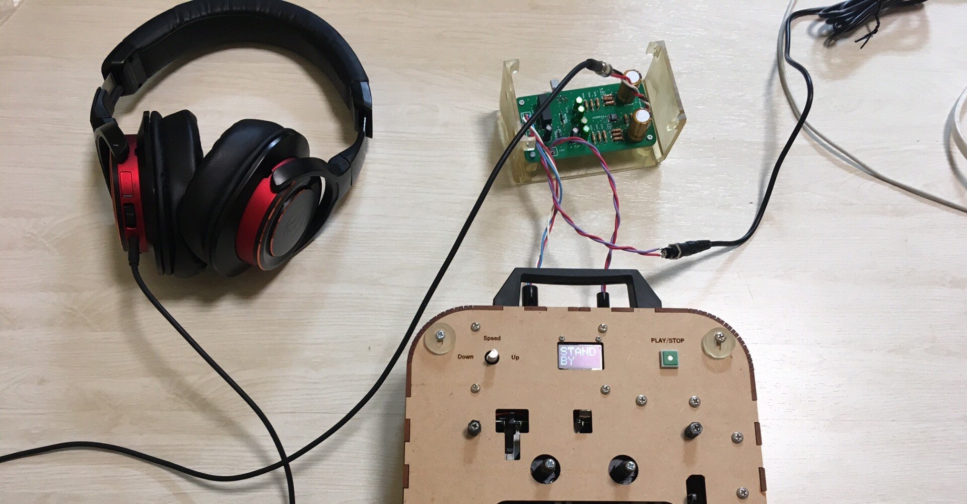 カセットテープDJに外付けできる音量調整アンプ｜大江戸テクニカ