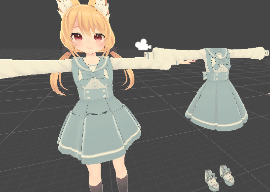 あまなつちゃんにセーラーワンピースを着せる|kiyone あまなつちゃんにセーラーワンピースを着せる|kiyone
