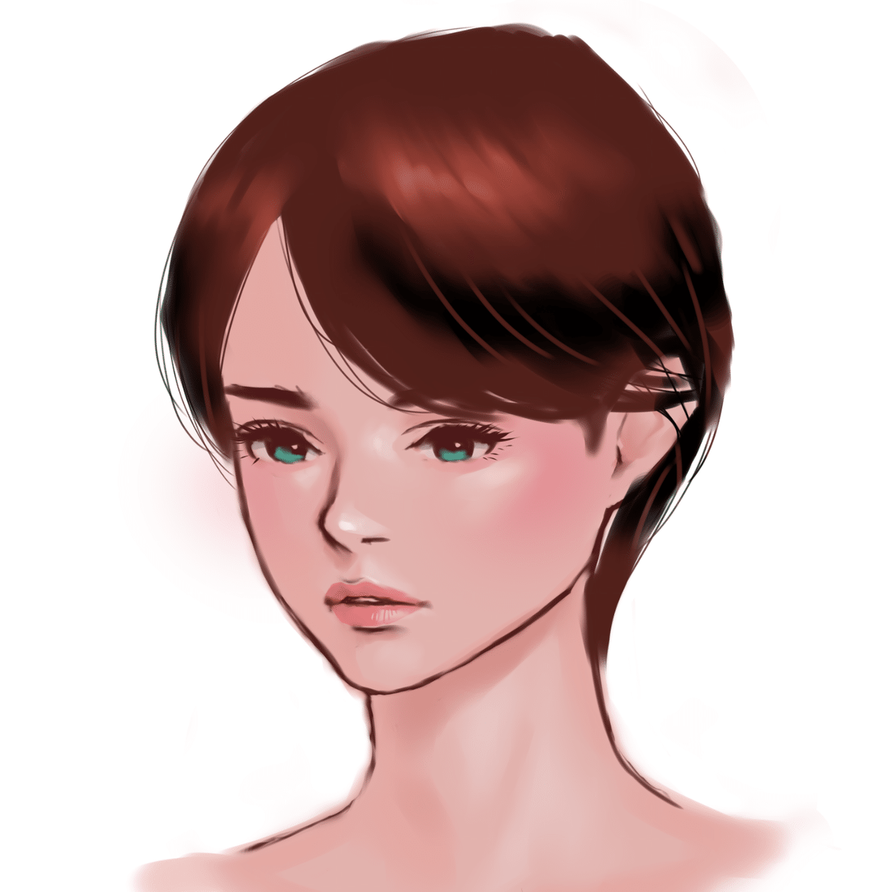 顔の描き方 斜めアングル45度の顔を描くコツとは リアルな女の子の描き方第2段 マエコ Note