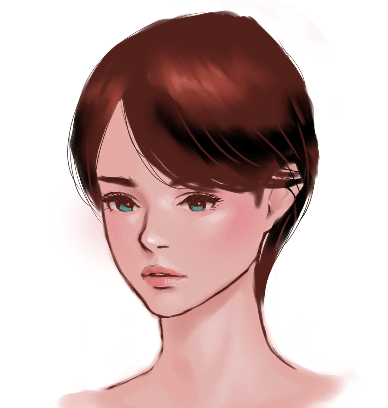 顔の描き方 斜めアングル45度の顔を描くコツとは リアルな女の子の描き方第2段 マエコ Note 顔の描き方 斜めアングル45度の顔を描くコツとは リアルな女の子の描き方第2段 マエコ Note