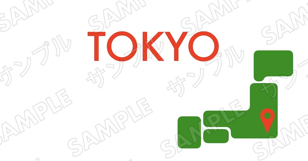 ポップな Tokyo 東京 イメージ ポップなデフォルメ日本地図 アイコン 白背景 ロイヤリティフリー素材 ストックフォト Designewb Note
