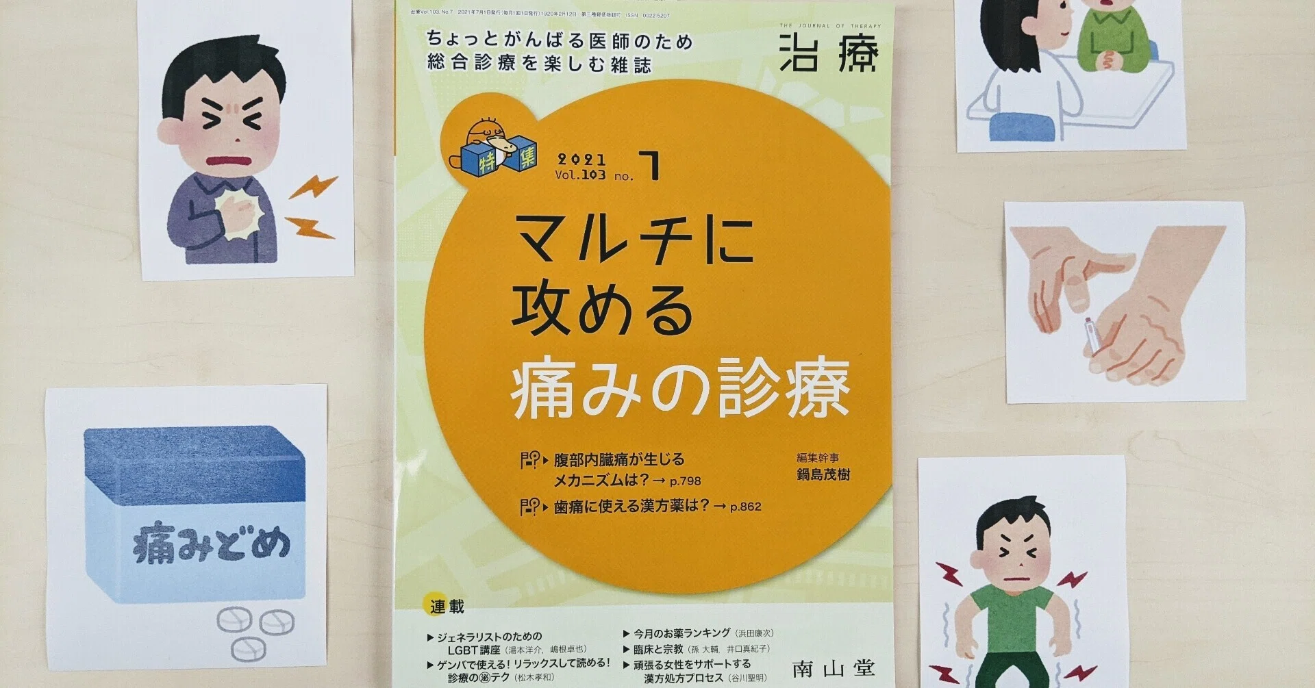 最新号紹介 治療7月号 マルチに攻める 痛みの診療 治療 編集部 南山堂 Note