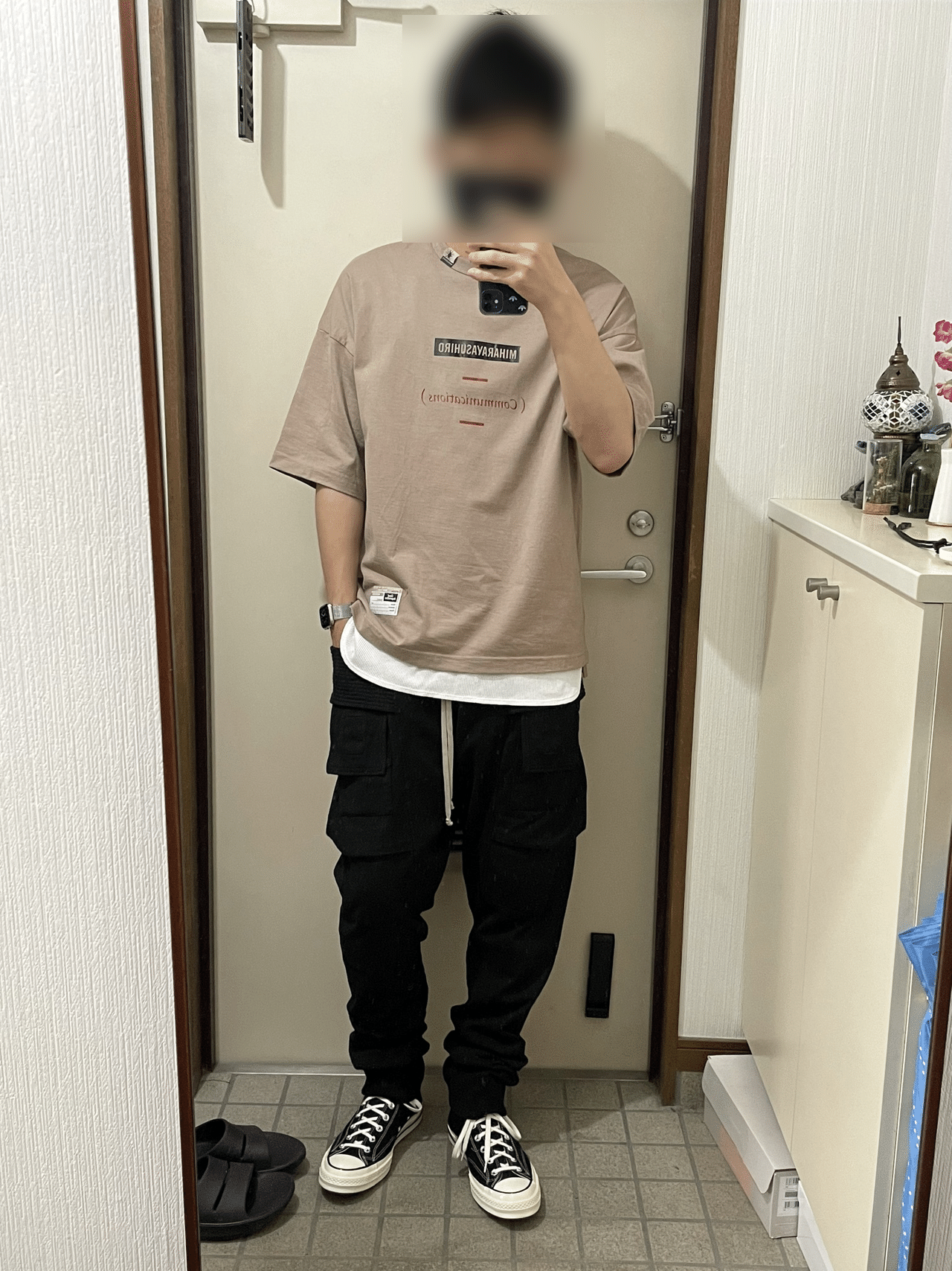 Rick Owens DrkshdwのCreatch Cargo Pants【Black】｜ろち