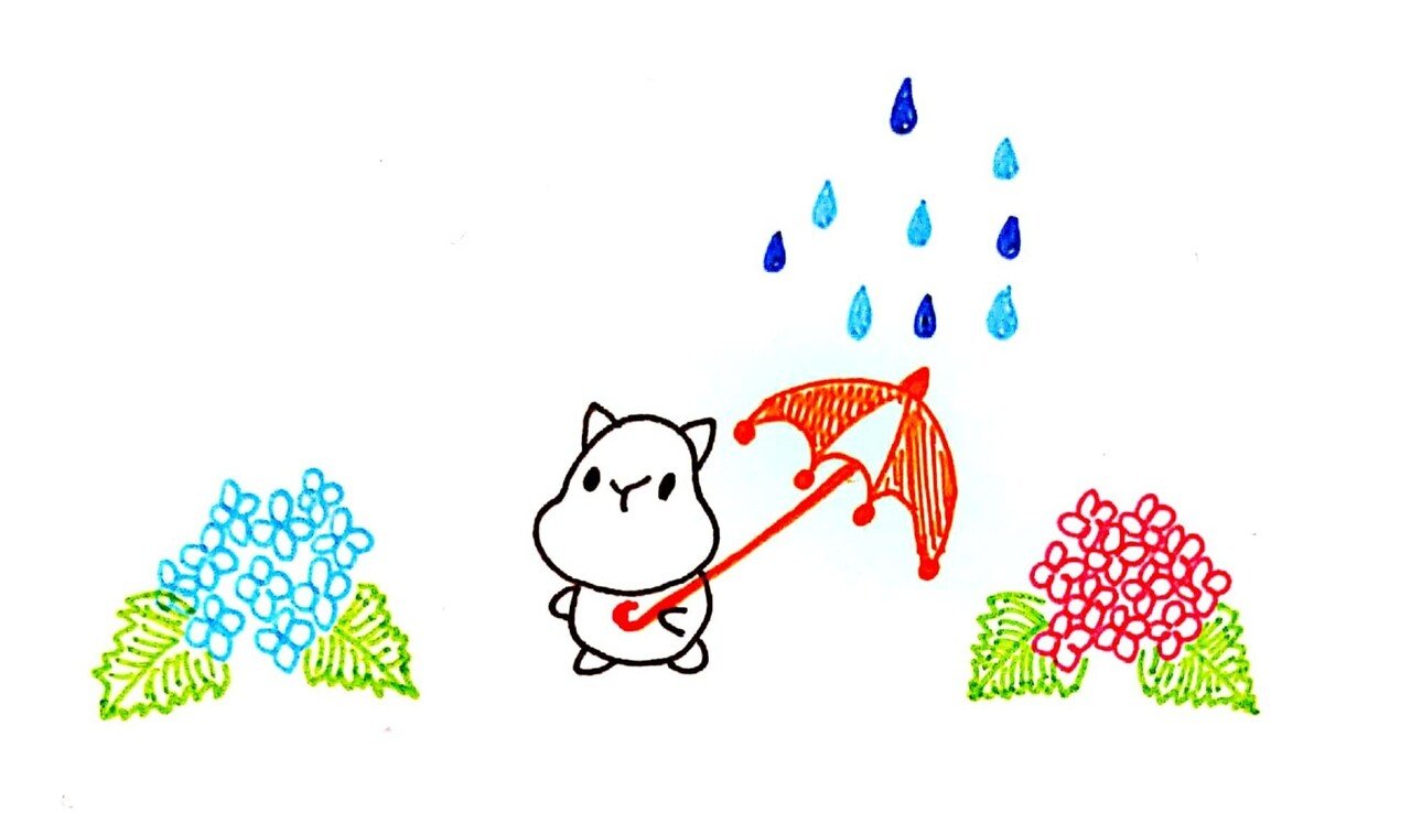 はむすけと梅雨 はむすけ Note