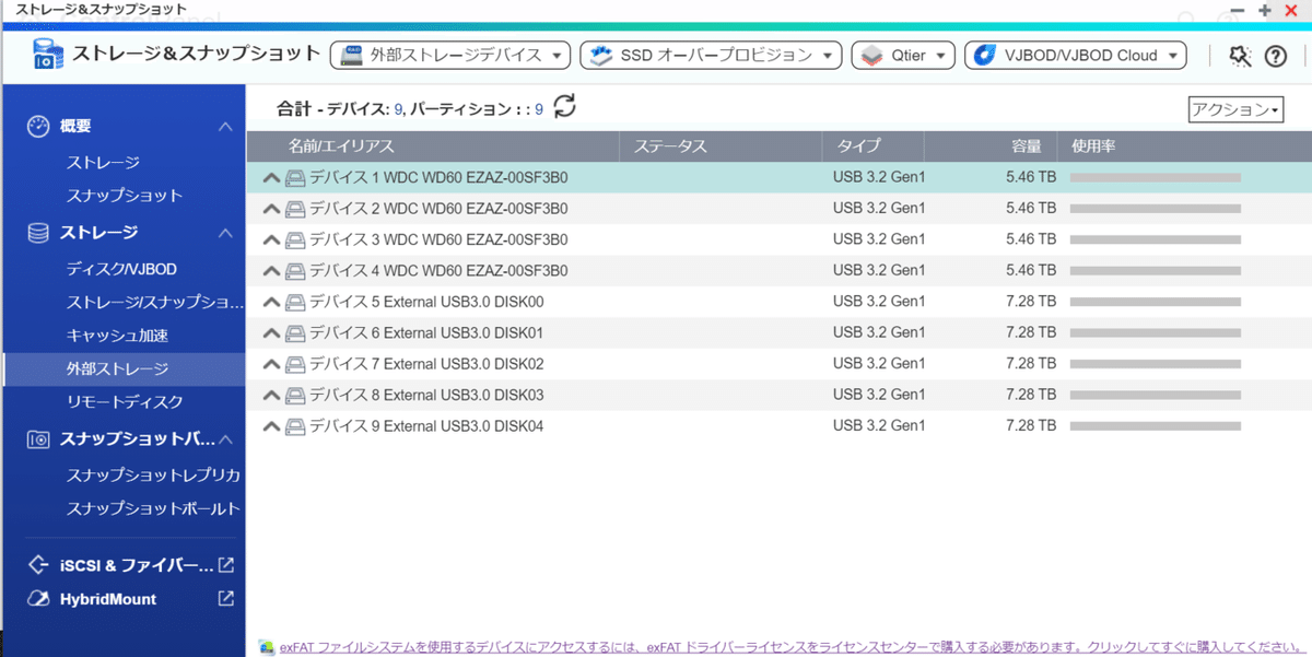QNAP に外付け HDD をつなぐ|わいれい QNAP に外付け HDD をつなぐ|わいれい