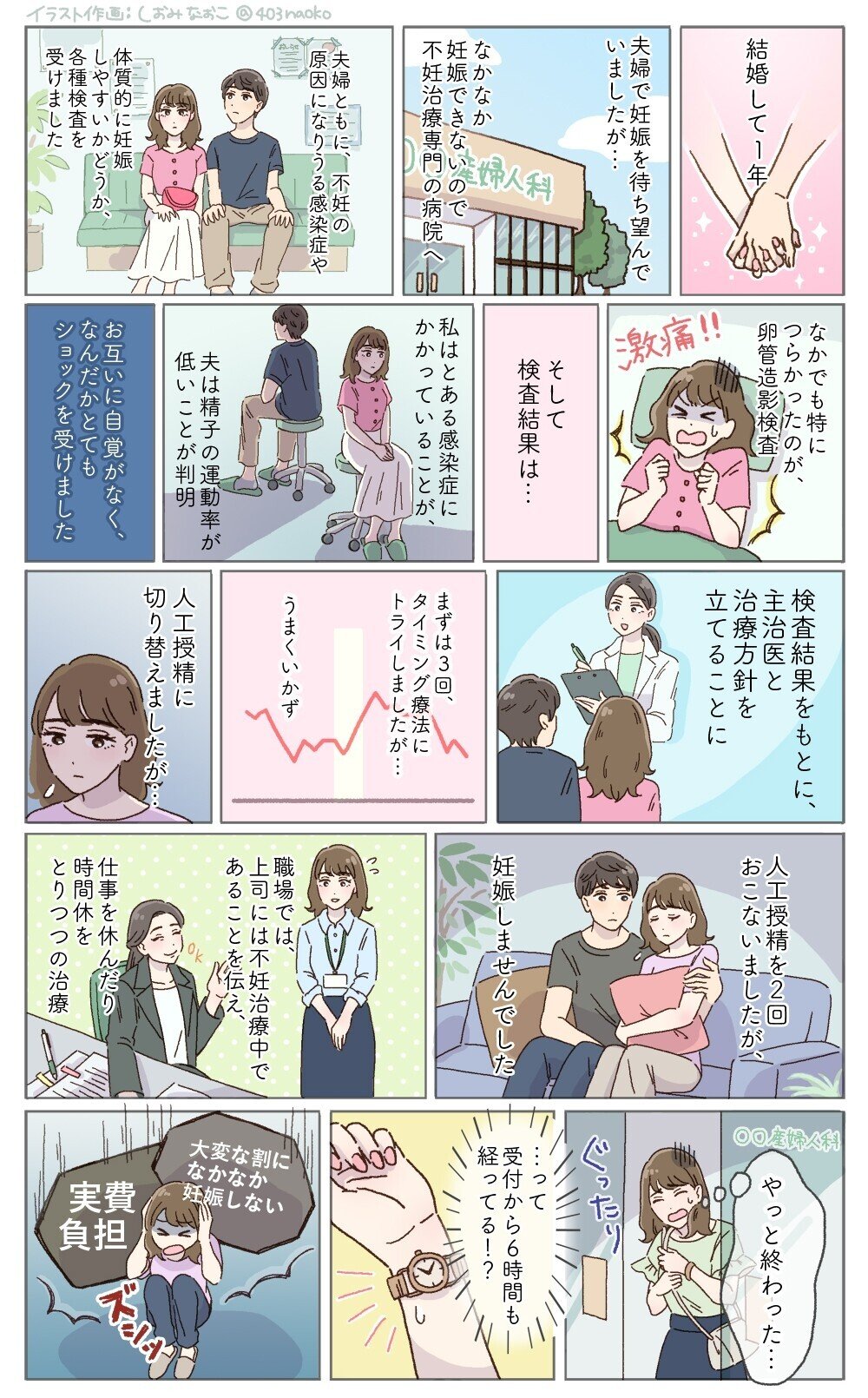 お仕事 不妊治療体験記 マンガ化 しおみ なおこ イラストレーター Note
