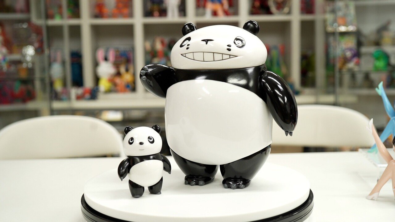 パンダコパンダ　ソフビ　2体セット　dune テツロッド　新品未開封　廃盤 鹿児島発！こだわりの日本製ソフビを製作されている【dune】さん