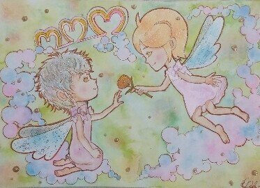 幸せ開運☆天使の絵｜feliz☆EMI＆羽山あさみ。