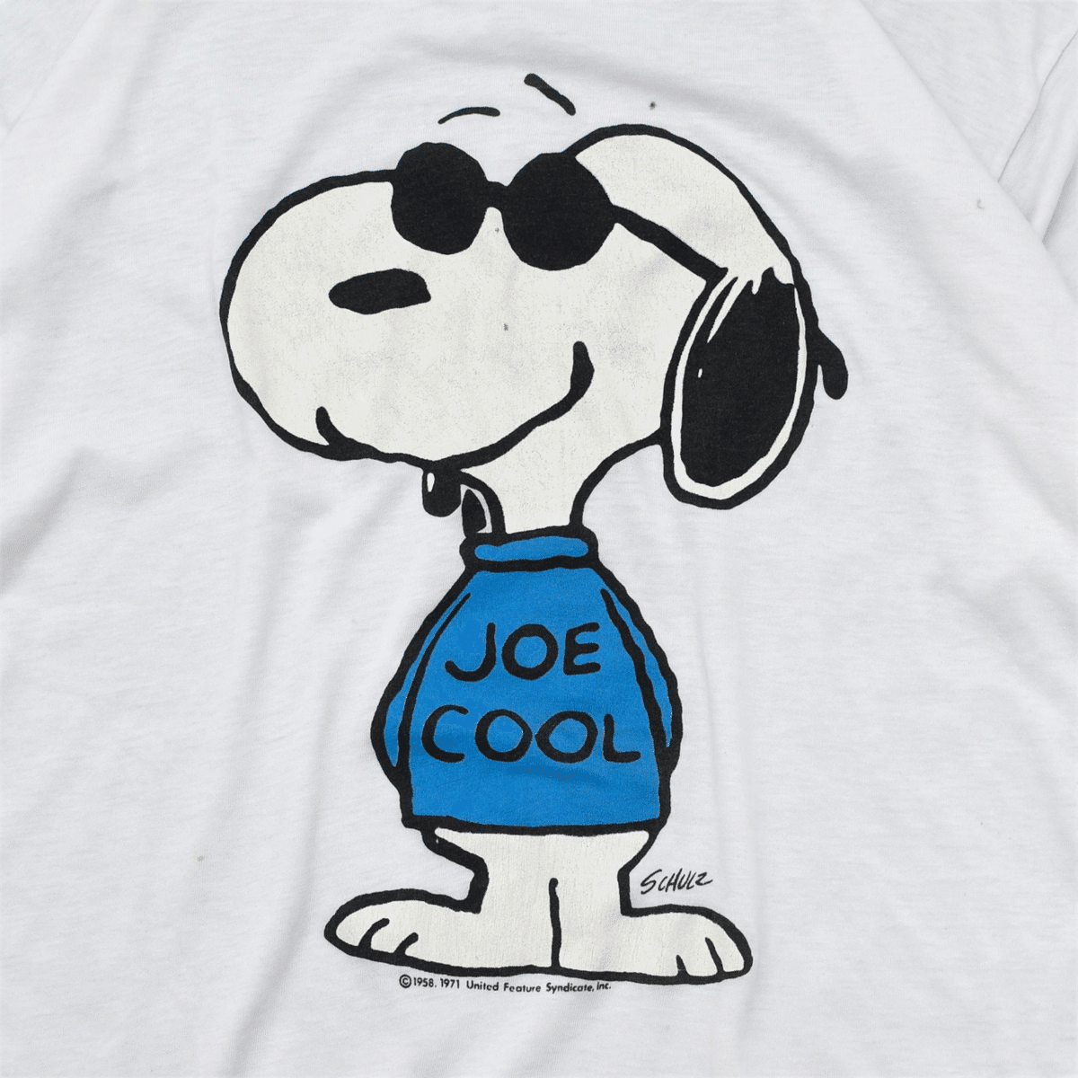 巷で噂のヴィンテージ スヌーピー JOE COOL✨フロントプリントで