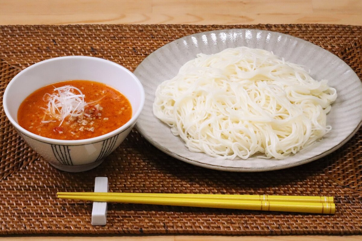 3.担々つけそうめん