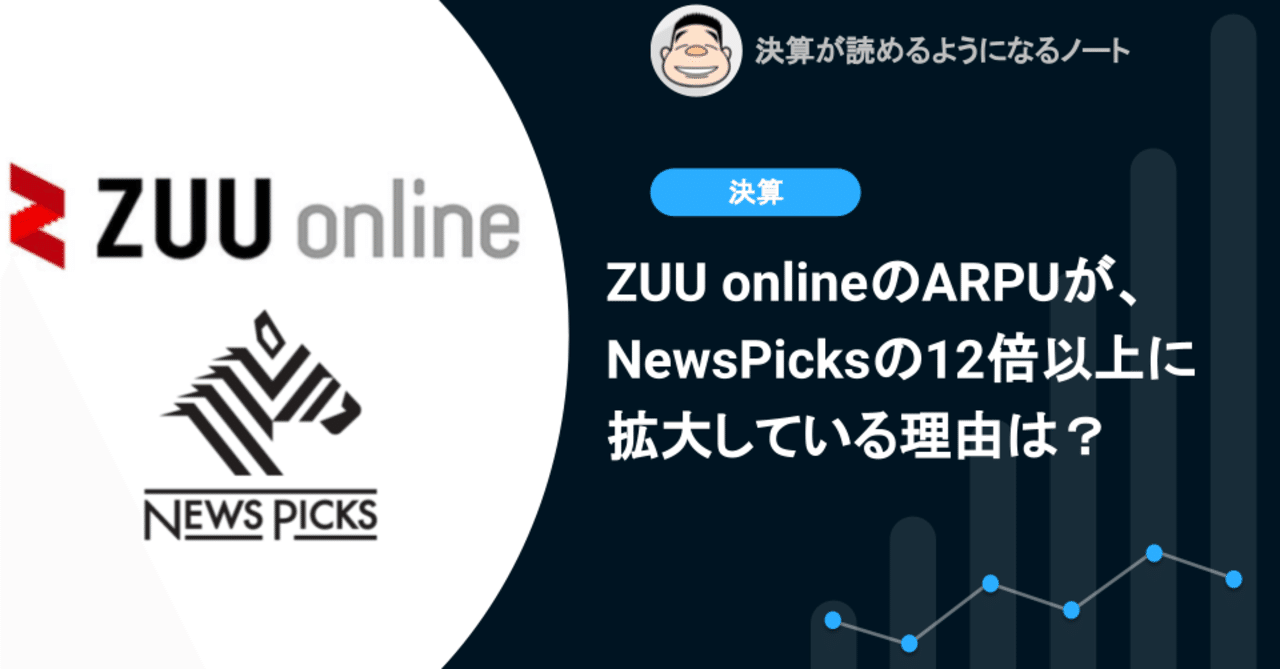 Q. ZUU onlineのARPUが、NewsPicksの12倍以上に拡大している理由は