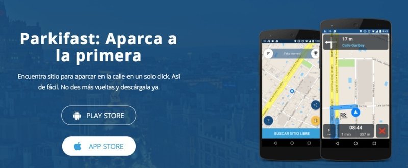 Parkifastは近くの駐車スペースを見つけるためのアプリ