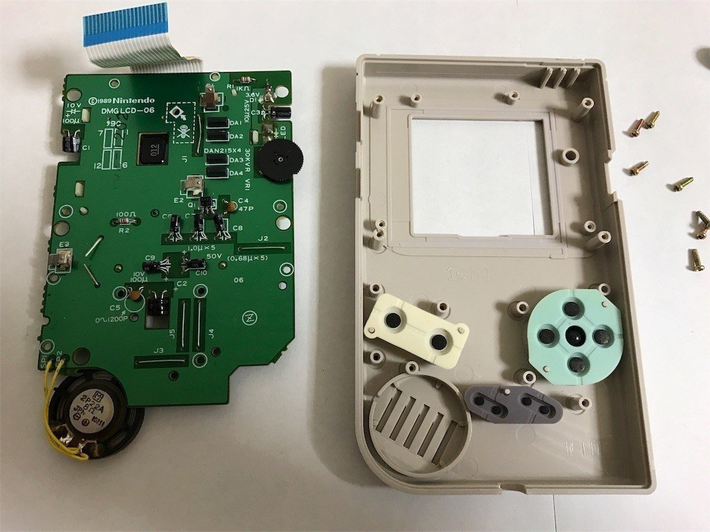 初代ゲームボーイ(DMG-01)を分解する｜Kenji Wada (さくさん)