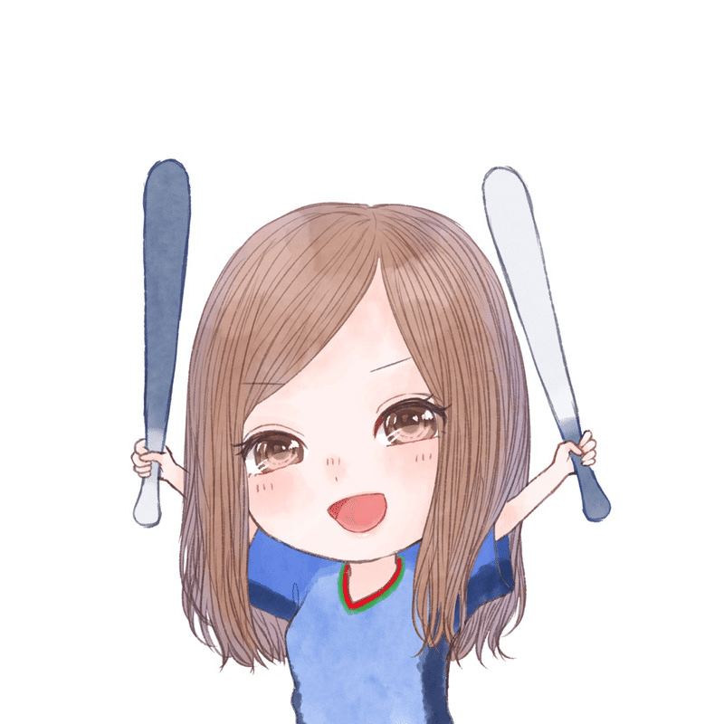 薄々勘づいてる方もいる思うけれど 私はライオンズファンです 埼玉西武ライオンズ 好きな選手は秋山翔吾さん いつまでも私は背番号55を着る でも 好きな応援歌は若鷹軍団 このアイコンは なちこ Note頑張り屋 Note