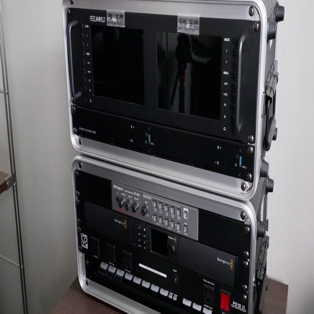 ライブ配信機材のラックマウント化Ver.3｜松井 隆幸@ライブ配信が好きな人