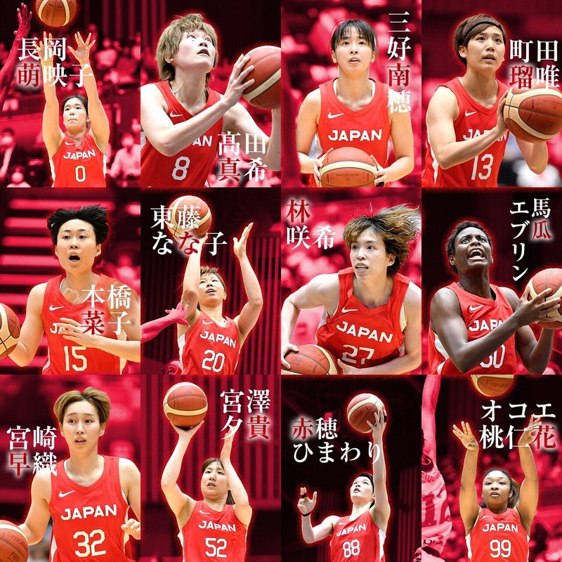 東京オリンピック女子日本代表メンバー いろどり Note