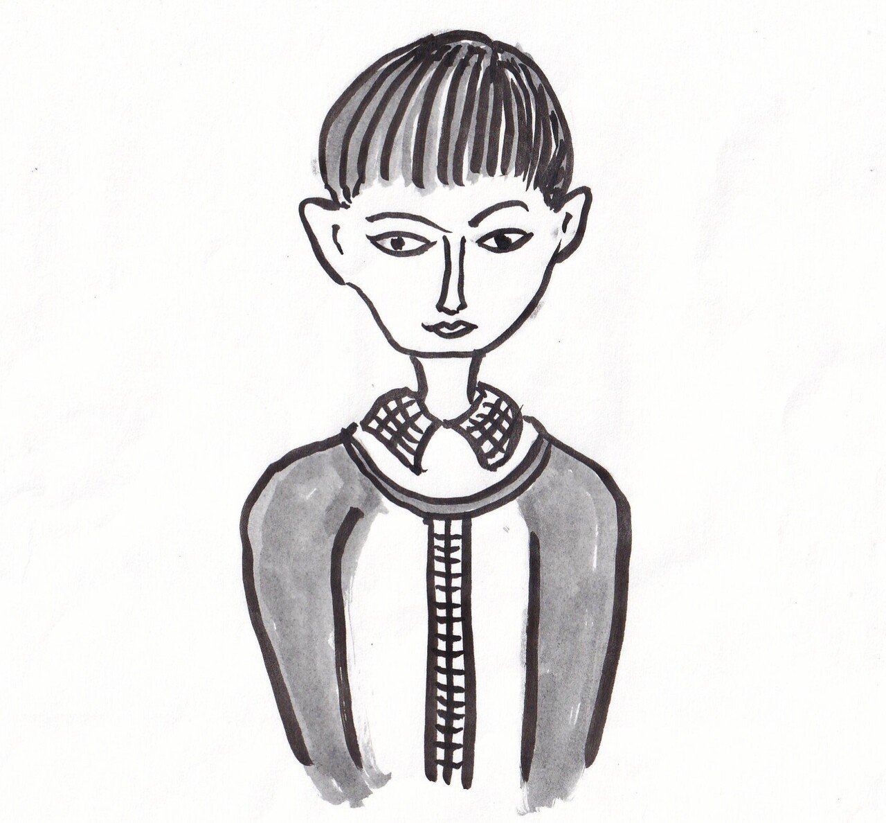 Noteで空想 イラスト人物図鑑vol 7 山田幸子フリーアナウンサー Note