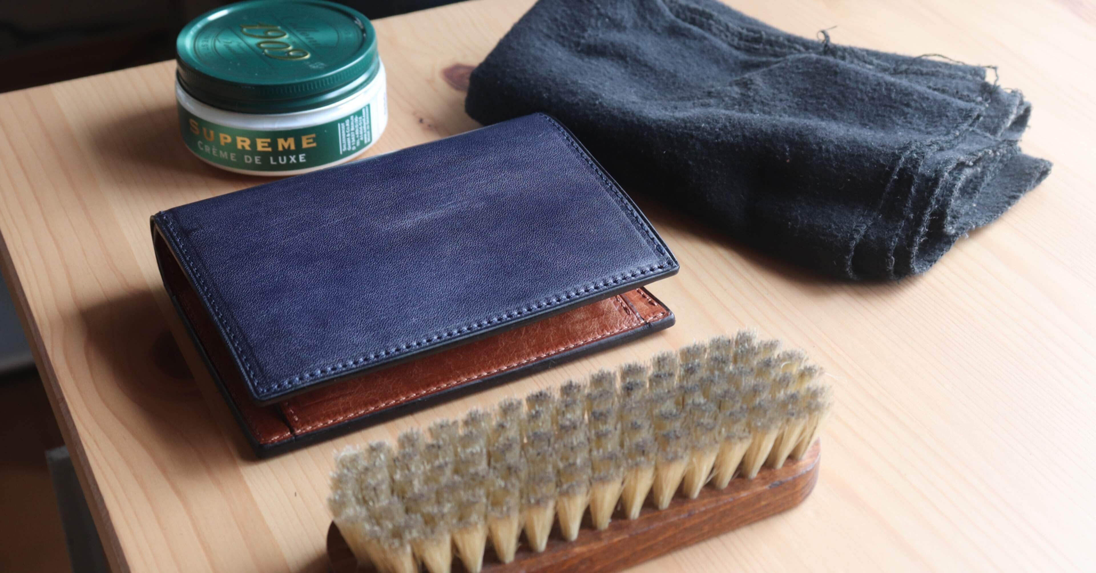 ブライドルレザーのお手入れ方法 How To Care Brush Note
