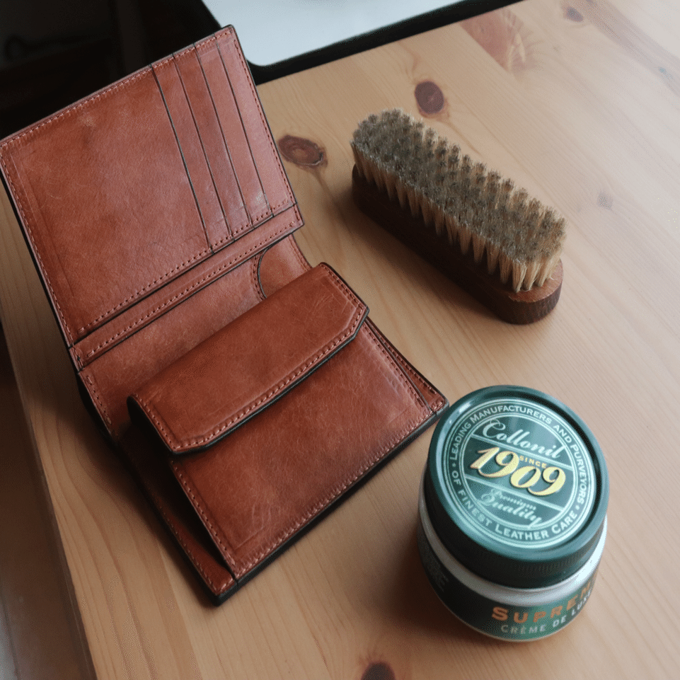 ブライドルレザーのお手入れ方法 How To Care Brush Note