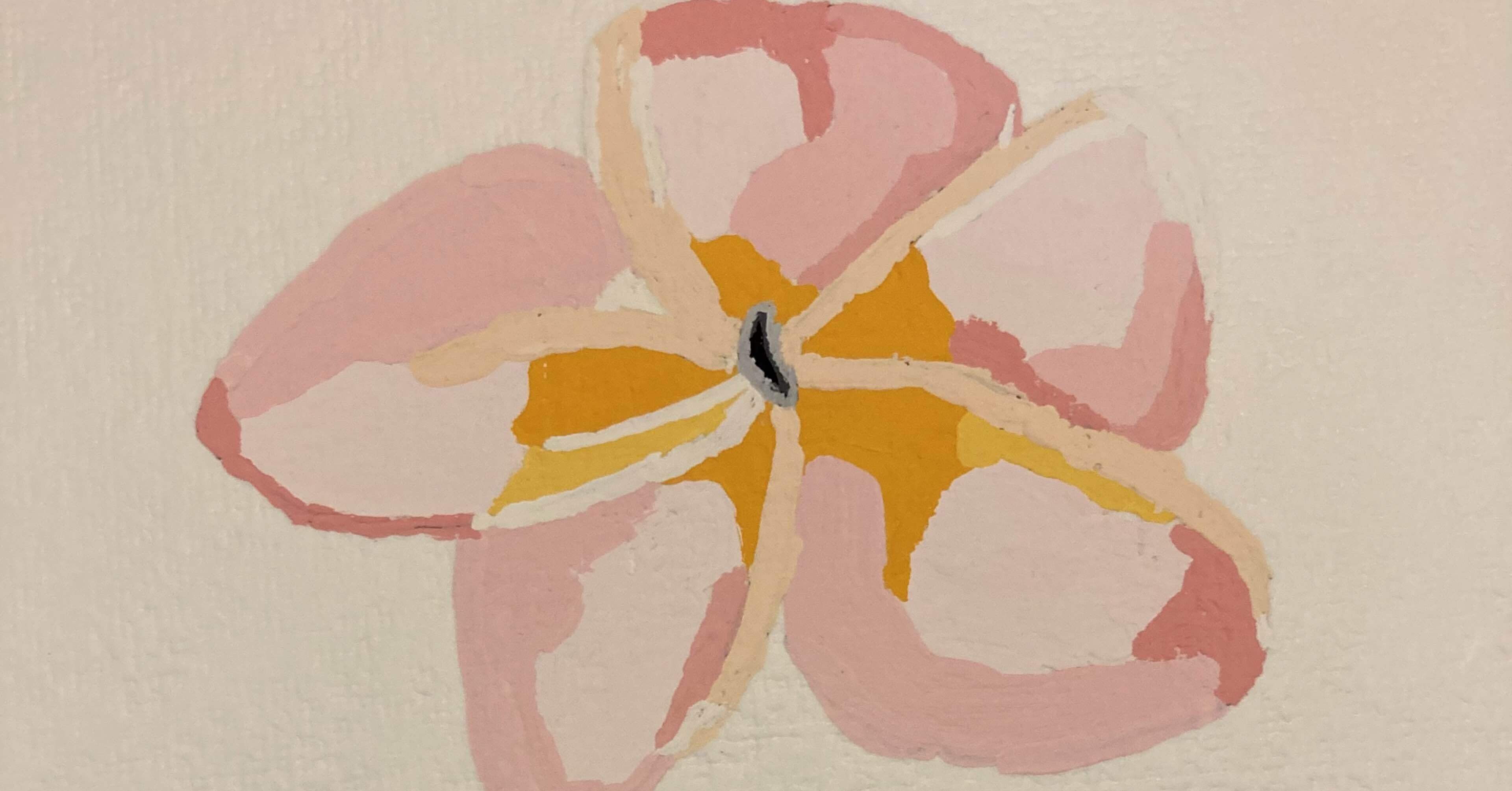 南国の花とやらを 下書きしてピンク系に塗ってみた エアーマン Note 南国の花とやらを 下書きしてピンク系に塗ってみた エアーマン Note