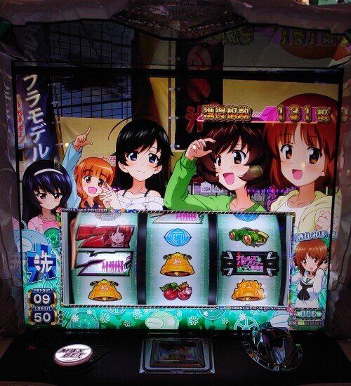 めがね様のガールズ&パンツァー初代パチスロ ガールズアンドパンツァー 初代 パチスロ スロ 実機 - メルカリ