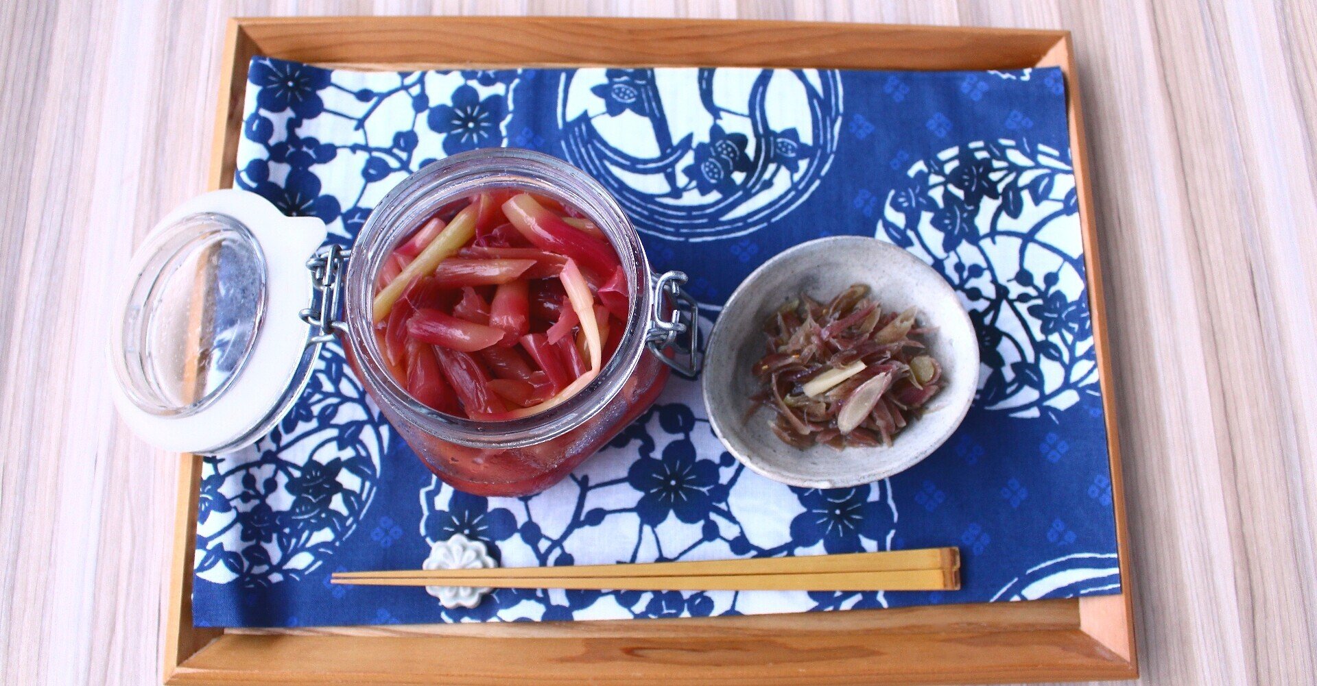 茎みょうがの仕込みしごと 庭乃桃 にわの もも 料理 食文化研究家 文筆家 Note