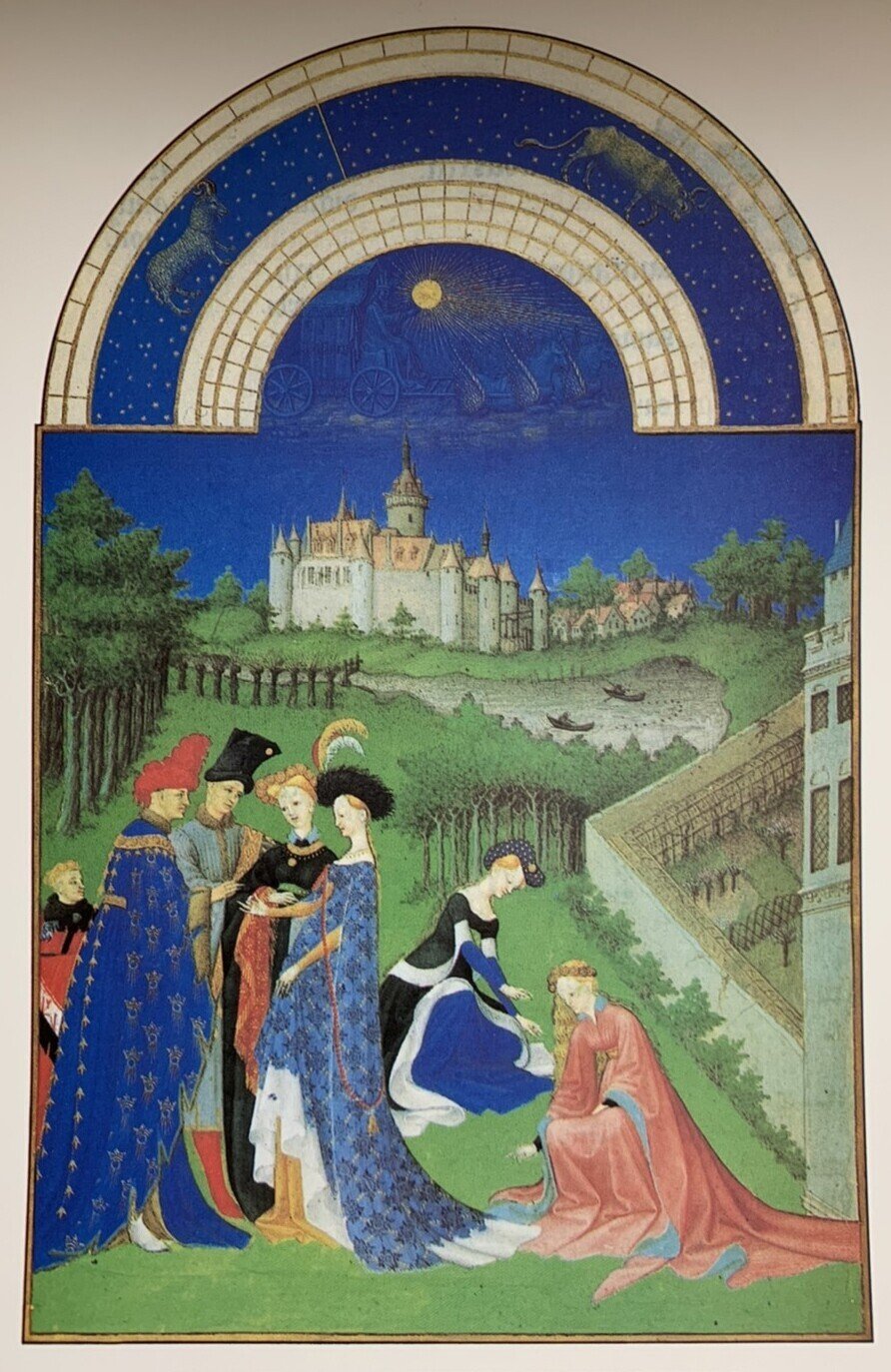 ベリー公のいとも豪華なる時禱書（1413～16）／ランブール兄弟