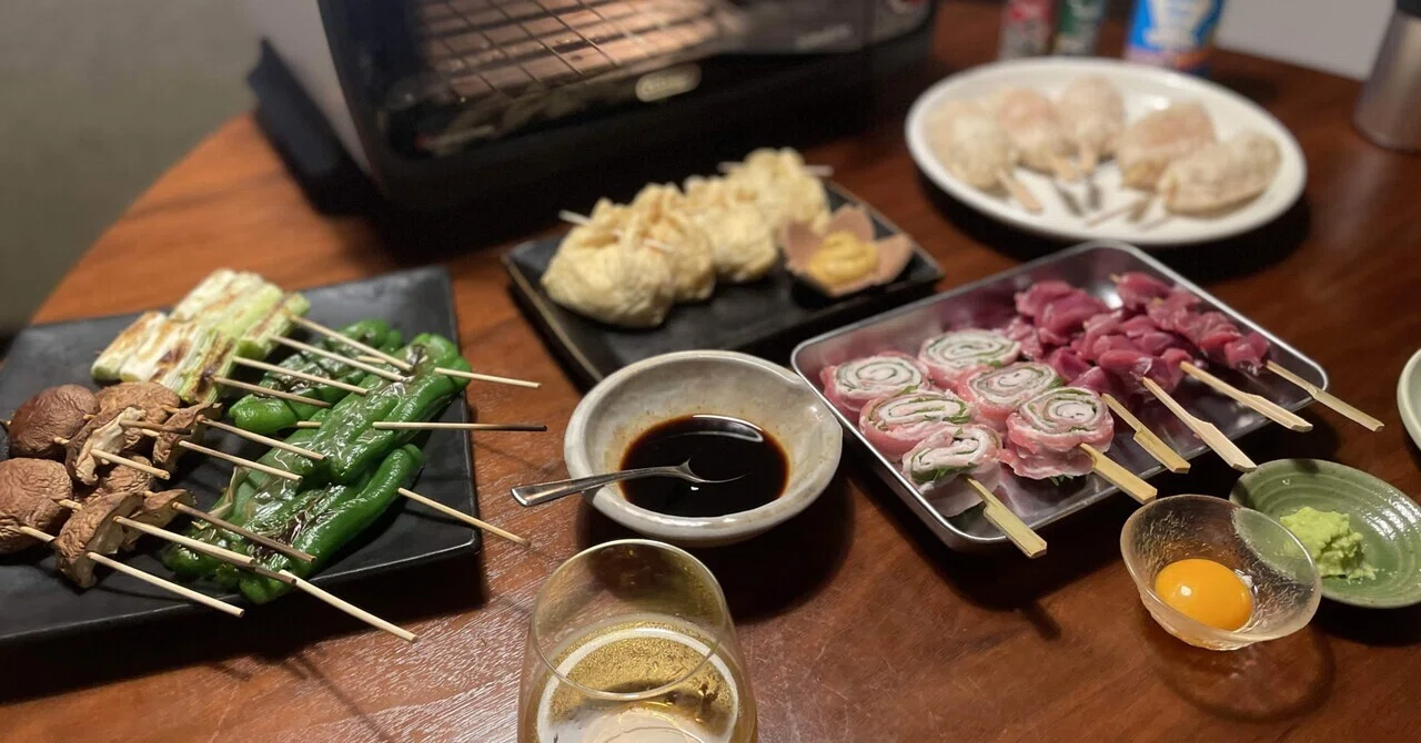 とにかくQOLを向上したい人のおうち焼き鳥(砂肝・つくね・豚しそ巻き