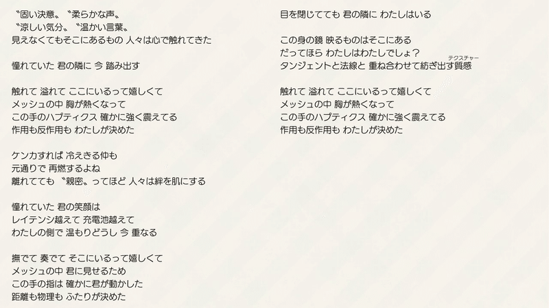 全28件の応募歌詞を紹介 ファントムセンス 仮 作詞コンテスト バーチャル美少女ねむ 人類美少女計画 Note 全28件の応募歌詞を紹介 ファントムセンス 仮 作詞コンテスト バーチャル美少女ねむ 人類美少女計画 Note