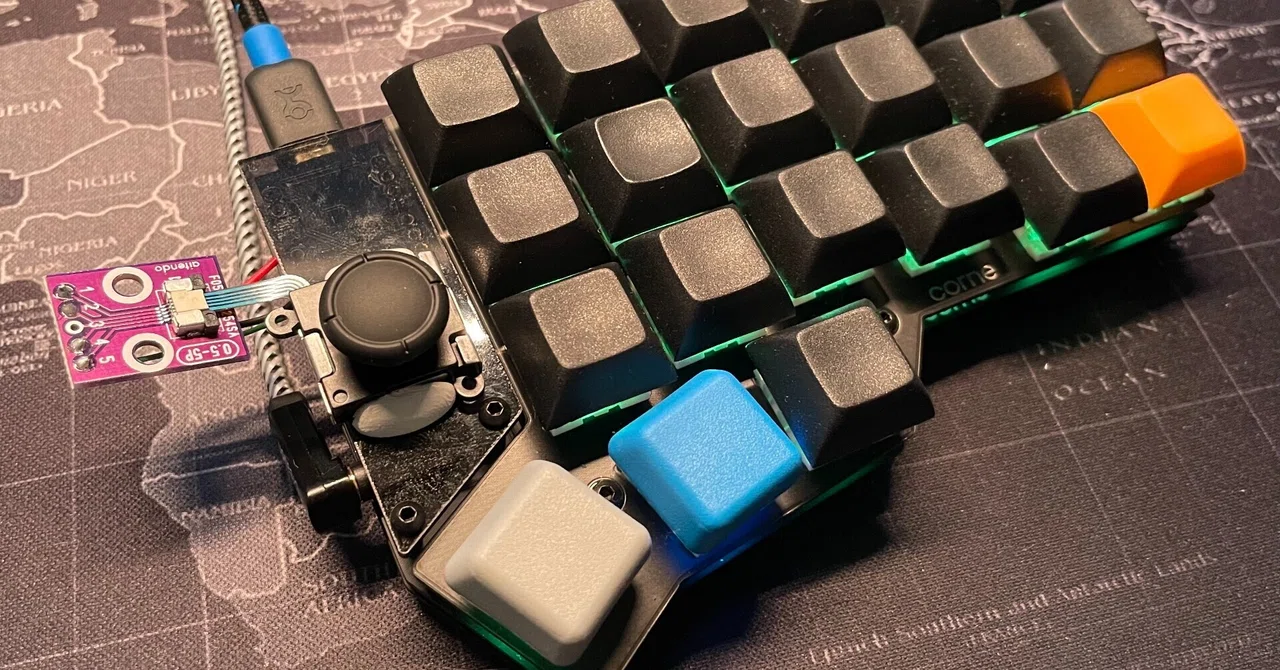 アナログスティックを使ってcrkbdをマウスとしても使えるようにした話 